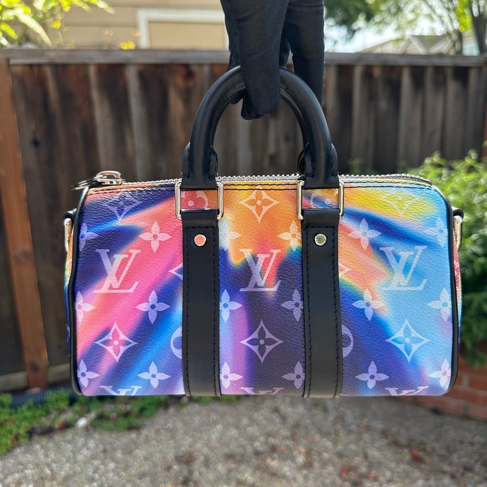 Louis Vuitton Keepall XS Sunset Monogram Canvas Bandouliere Bag Virgil Limited
